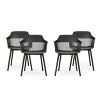 Christopher Knight Home Dahlia Outdoor Modern Dining Chairs (Set of 4) - 2 of 4