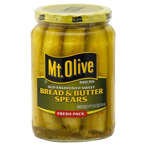 Mt Olive Bread Butter Pickles 24oz Target