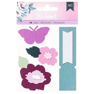 American Crafts Dreamer Metal Die Set-10 Pieces - 1 of 3