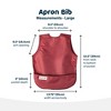 Tiny Twinkle 2-Pack Mess-Proof Apron Toddler Bib w/Tug-Proof Closure and BPA-Free - 4 of 4