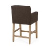 NicBex Dining Chairs Upholstered Chair with Fabric Accent for Dining Table with Wooden Frame for Kitchen, Bedroom - 3 of 4