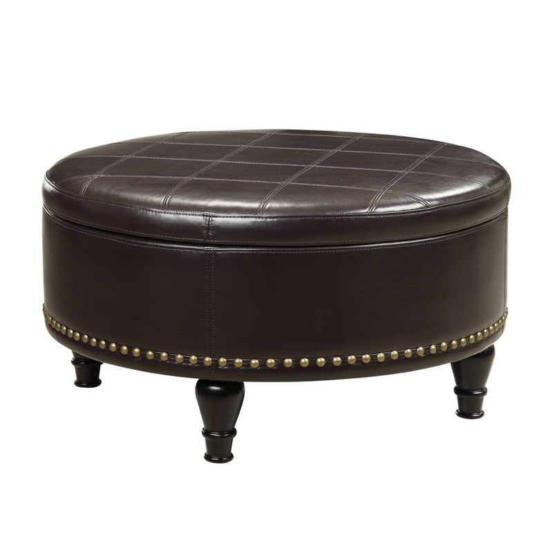 Augusta Storage Ottoman Bonded Leather - INSPIRED by Bassett, 4 of 8