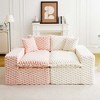VASIP Luxury Color-Block Turtle Velvet Modular Sofa, Flexible Arrangeable Design for Single Row, Side-by-Side or Facing Layout ,for Living Room - 3 of 4