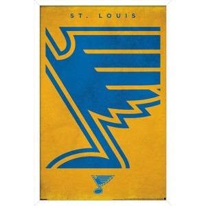 Trends International NHL St. Louis Blues - Logo 25 Framed Wall Poster Prints - 1 of 4