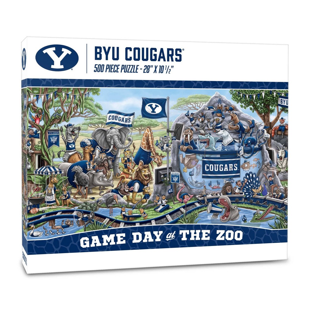 Photos - Jigsaw Puzzle / Mosaic NCAA BYU Cougars Game Day at the Zoo 500pc Puzzle