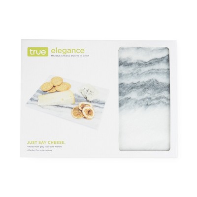 Elegant Rectangular Gray Marble Cheese Board