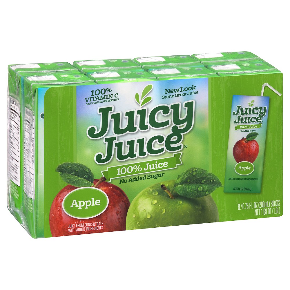 UPC 889497852367 product image for Juicy Juice Slim Apple 100% Juice - 8pk/6.75 fl oz Boxes | upcitemdb.com