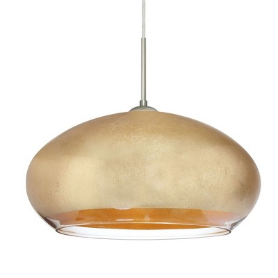 Besa Lighting Brio 14 1 - Light Pendant in  Satin Nickel