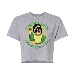 Women's - Avatar: The Last Airbender - Toph Melon Lord Cropped Graphic T-Shirt - 1 of 4
