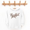 Thankful Coquette Distressed - Toddler Hoodie and Youth Graphic Hoodie - 2 of 3