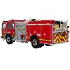 KME Predator Fire Engine "LAFD" Red "5 Alarm" Series Limited Edition to 750 pieces 1/64 Diecast Model by Iconic Replicas - 3 of 4