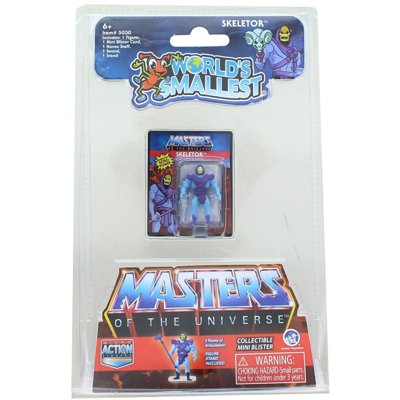 Super Impulse Masters of the Universe World's Smallest Micro Action Figure | Skeletor, 1 of 4
