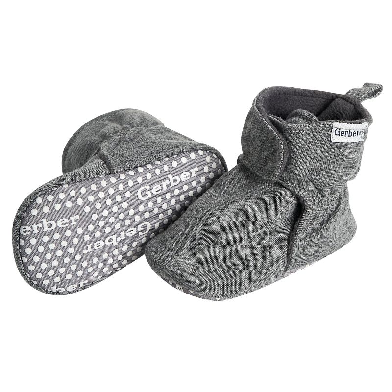 Gerber Baby Boys' and Girls' Soft Booties, 4 of 10