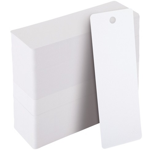 Hygloss 2 x 6 Blank Bookmarks Ultra White 100/Pack (HYG42611) 