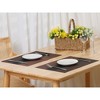 Unique Bargains Dining Table Heat-Resistant Woven PVC Placemats 18 x 12 Inches 6 Pcs - image 2 of 4