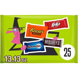 HERSHEY'S Chocolate Assorted Halloween Candy Snack Size - 13.13oz/25pc - 1 of 4