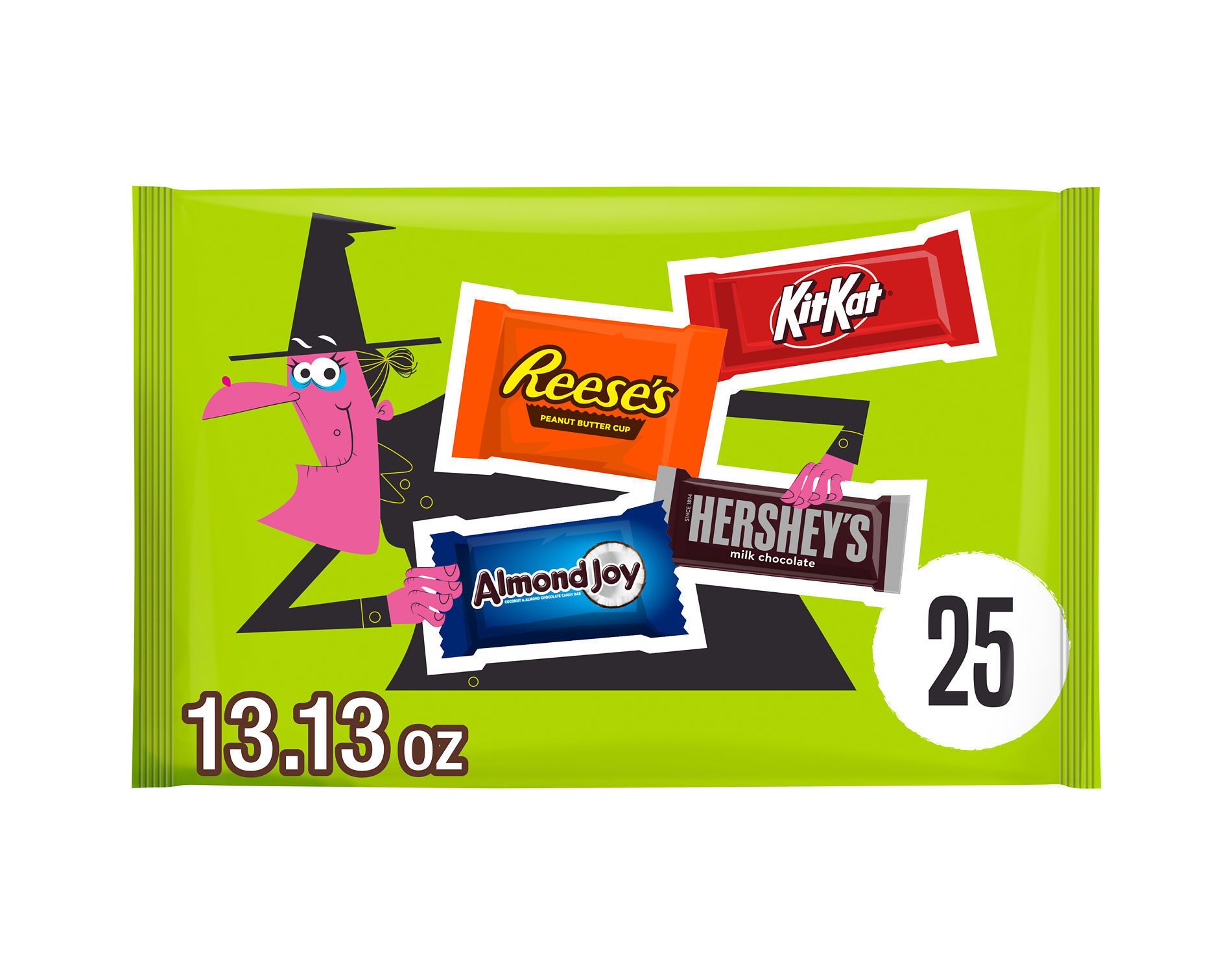 HERSHEY'S Chocolate Assorted Halloween Candy Snack Size - 13.13oz/25pc
