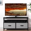 TV Stand Cabinet Entertainment Center TV Console Table TV Stand With 2 Drawers & Shelves Multi-Functional TV Table for Living Room - 2 of 4