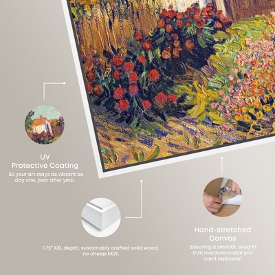Vincent Van Gogh Landscape Canvas Print with White Frame, 36" x 45"
