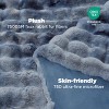 Fluffy Faux Fur Throw Blanket Fuzzy Soft Bubble Blanket for Couch Bed Sofa Chair Faux Fur Decor Gifts for Home Bedroom Living Room Thick Warm Furry Co - 4 of 4
