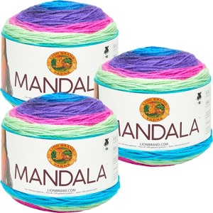 (3 Pack) Lion Brand Mandala Yarn - Troll - 1 of 3