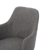 Lyngins Dining Chairs Set of 4,Upholstered Armchairs with Wood Legs for Living Room,Kitchen,Bedroom - 4 of 4