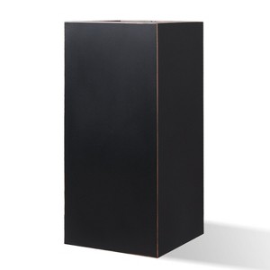Wallowa Weather Resistant Metal Plant Box with Insert Shelf and Drainage Hole for Indoor and Outdoor Use - 1 of 4