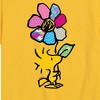 Boys' - Peanuts - Woodstock With Flower And Pattern Short Sleeve Graphic T-Shirt - 2 of 4