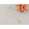 Anna-Kaci Gold Plated Crystal Rhinestone Mary Catholic Necklace Christian Jewelry for Women - 2 of 4