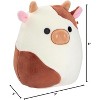 Squishmallows 5-Inch Ronnie The Brown Cow - Official Jazwares Plush - Collectible Soft & Squishy Mini Stuffed Animal Toy - Gift for Kids, Girls & Boys - 4 of 4