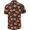 Mens Halloween Christmas Shirts Funky Santa Button Down Shirt Printed Short Sleeve - 3 of 4