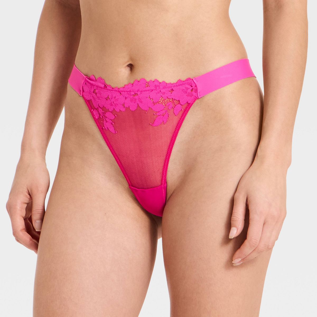 Women's Bloom Lace Thong Underwear - Auden™