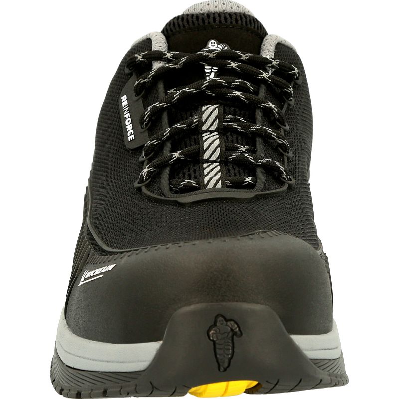 Men's MICHELIN® Latitude Tour Alloy Toe Athletic Work Shoe, MIC0003, Black, 3 of 8