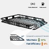 Universal Roof Rack Carrier Basket, 200 Lbs Capacity Car Cargo Rack, Luggage Holder Basket for SUVs, Trucks, Vehicles - 4 of 4