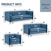 32 in. Wide Mid-Century Channel Tufted Velvet Accent Sofa Chair - Morden Fort - 4 of 4