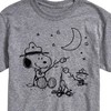 Men's - Peanuts - Snoopy and Woodstock Campfire S'mores Short Sleeve Graphic T-Shirt - 2 of 4