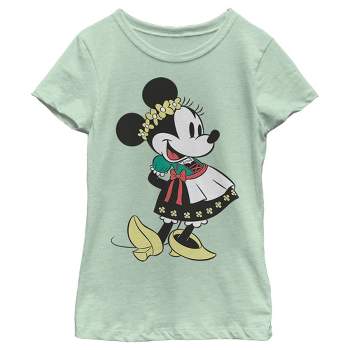 Girl's Disney Minnie Mouse German Oktoberfest Dirndl T-Shirt