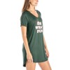 Hello Mello Women's Holiday Sleep Shirts V-Neck Lounge Nightgow - 2 of 4