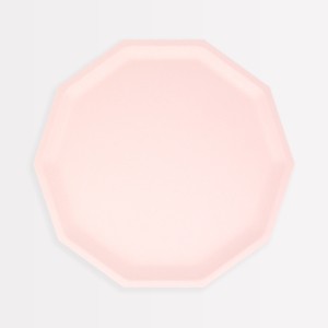 Meri Meri Pink Decagon Compostable Side Plates (Pack of 8) - 1 of 3