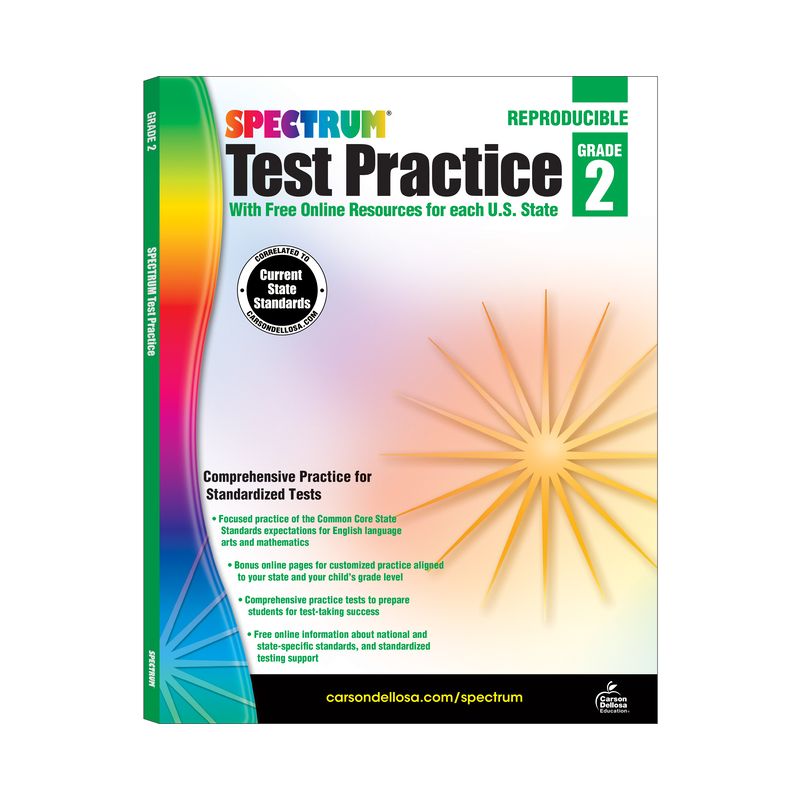 Spectrum Test Practice, Grade 2 - (Paperback), 1 of 2