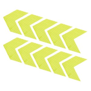 Unique Bargains Reflective Stickers Waterproof Adhesive High Visibility Night Warning Safety Tape for Trucks 20 Pcs - 1 of 4