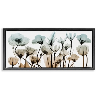 Stupell Industries Mixed Transparent Flowers, 25" x 11"
