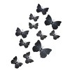 Unique Bargains Home Room Decoration Magnet DIY 3D Butterfly Wall Stickers 12 Pcs - 3 of 4