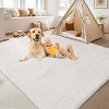 Runner Rug,Non-Slip Stain Resistant Fluffy Nursery Rug,Ultra Soft Shag Throw Carpet Solid Color Indoor Floor Carpet for Bedroom - 4 of 4