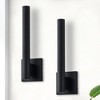 C Cattleya 1-Light Matte Black Dimmable LED Outdoor Wall Light with Frosted Glass Diffuser(2-Pack) - 2 of 4