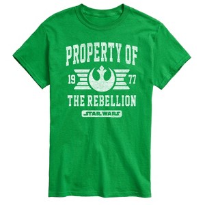 Men's - Star Wars - Property Of Rebellion Short Sleeve Graphic T-Shirt - 1 of 4