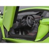 Lamborghini Aventador SVJ Verde Alceo Matt Green Metallic 1/18 Model Car by Autoart - 4 of 4
