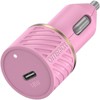 OtterBox Lightning to USB-C Fast Charge Car Charging Kit 18W - Orchid Pink  - Certified Refurbished - image 2 of 3