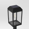 Solar Pathway Light with 4-Sided Vintage Bulb Black - Threshold™ - image 3 of 3