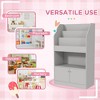 NicBex Kids 5-Shelf Bookcase with Storage Drawer Montessori Toy Organizer Playroom Storage System with Anti-Tip Anchors - 3 of 4